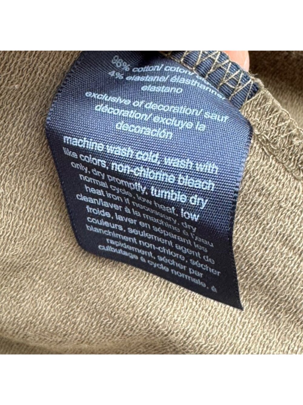 Tommy Hilfiger Women Band Jacket Olive Green XL Cotton Blend Double Breasted New - Picture 5 of 15